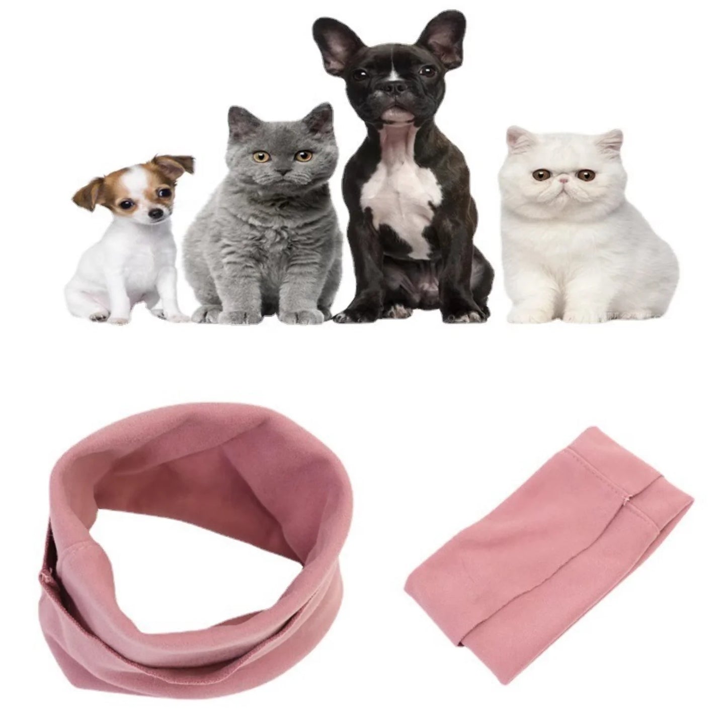 High-Elastic Pet Ear & Neck Warmer - Winter Cold Protection for Dogs