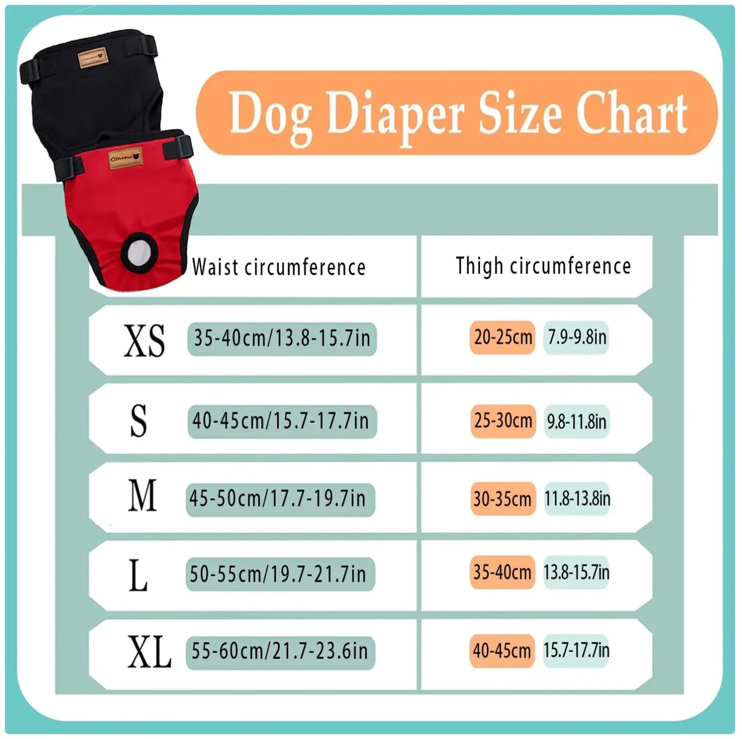 Adjustable Waterproof Dog Diaper - Ultimate Hygiene Solution for Your Pet