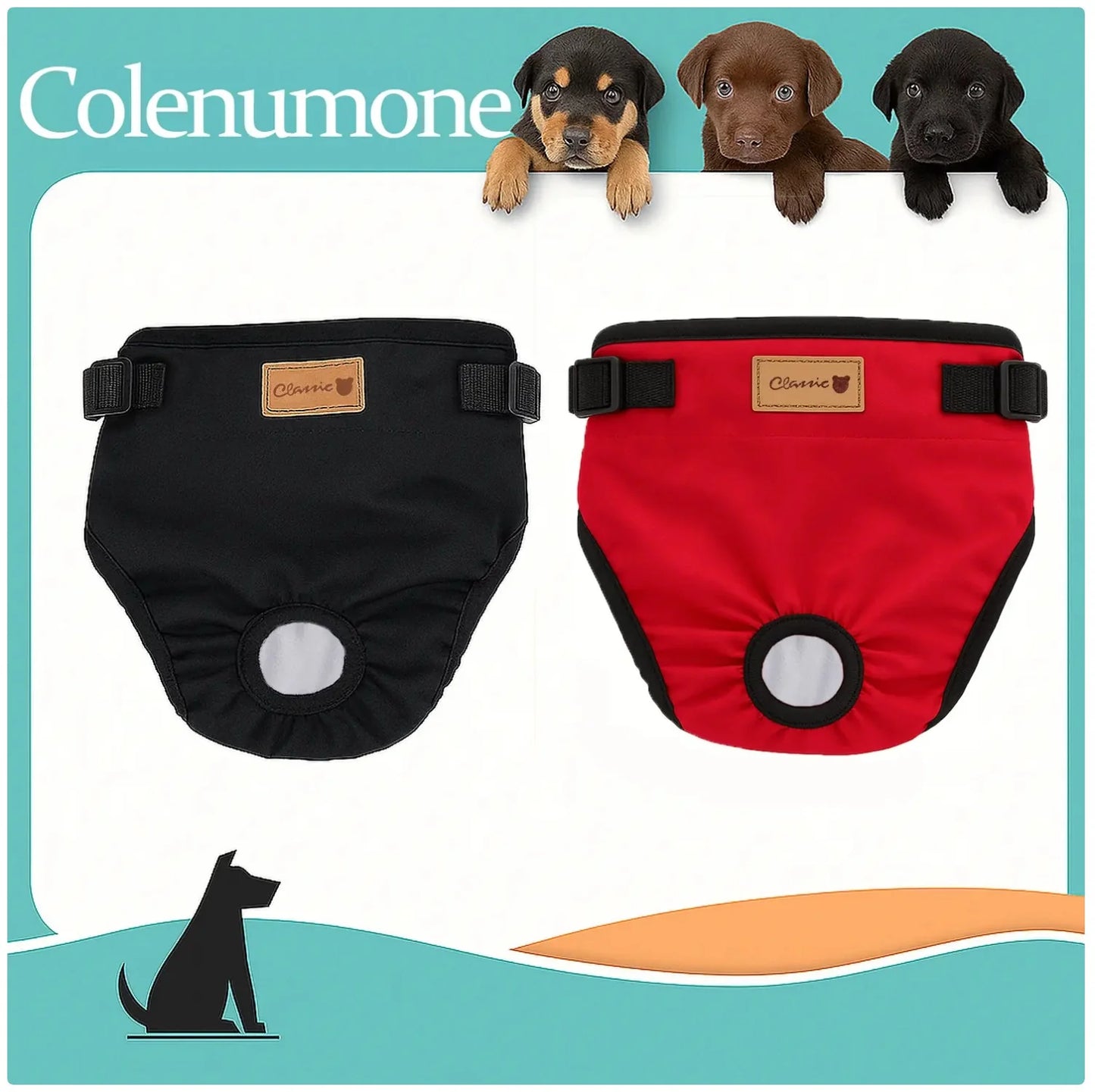 Adjustable Waterproof Dog Diaper - Ultimate Hygiene Solution for Your Pet